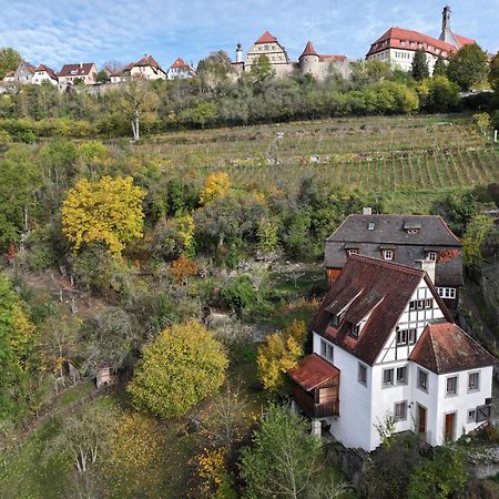 Ferienhaus Kobolzeller Schloesschen A.D.Weinsteige ローテンブルク・オプ・デア・タウバー エクステリア 写真